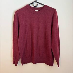 Large a new day Women's Burgundy Pullover Sweater
